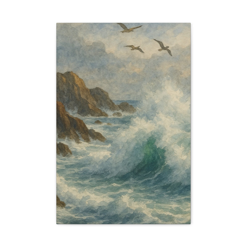Aaroon Single Picture Frame Print on Canvas, 60.96 cm H x 40.64 cm W