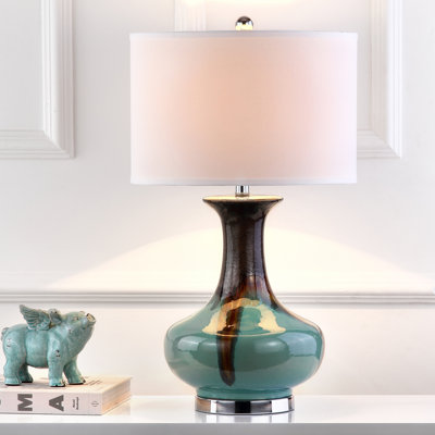Lampe de table bleue 27 po Tappahannock