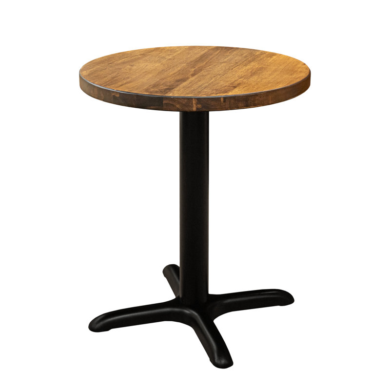 Table de salle à manger en bois massif H 29,5 po Riley pour 2 personnes, Chêne