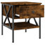 Tahnaout 40cm W Iron Bedside Table-135005034-169839290