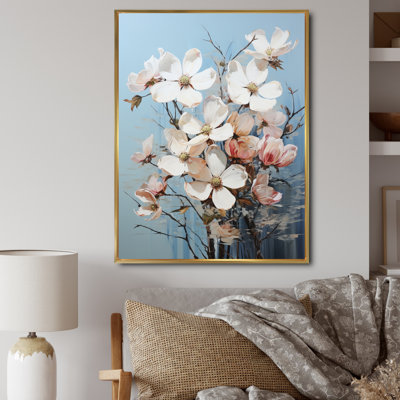 Impression sur toile de cornouiller blanc II