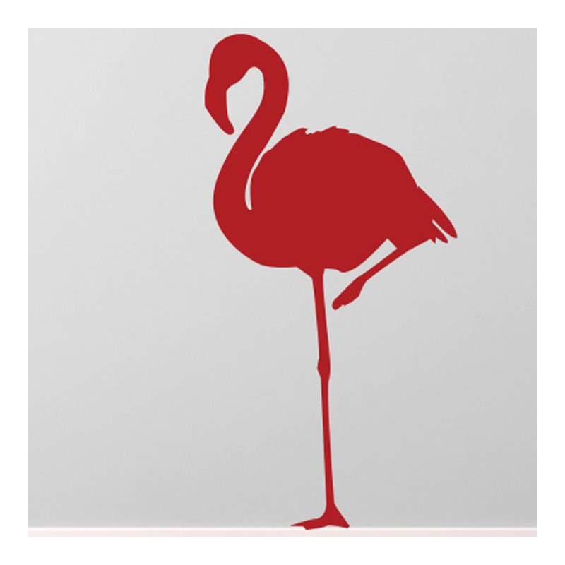 Animals Wall Decal, Dark Red, Large