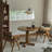 Walnut Round Solid Wood Dining table-1107693827