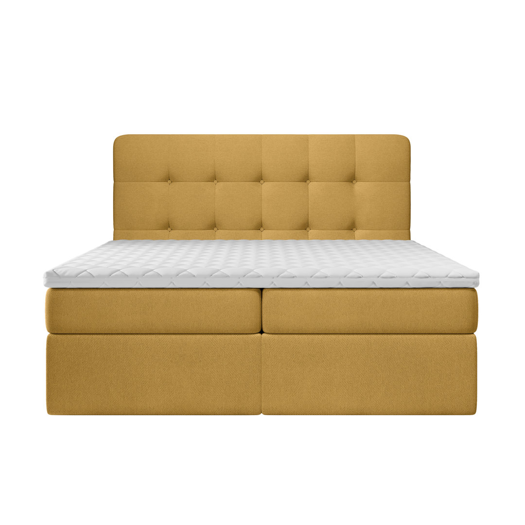 Boxspringbett Pilger mit Topper und Bettkasten