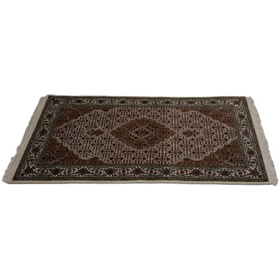 Tapis beige unique de 3 pi x 5 pi Plucinik