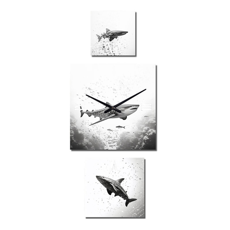 Horloge moderne Shark