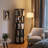 Oliver 360° Rotating Solid Wood Bookshelf, Equipped with Brake Wheels, Allowing for Flexible Adjustment-28466076-16625576
