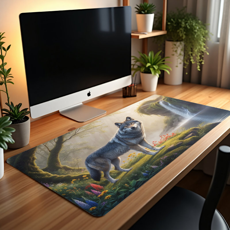 Polyester Desk Pad, 31.5x15.5