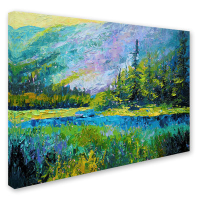 «Summer Valley» par Kucera, reproduction d'art sur toile tendue
