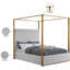 Lit en similicuir blanc Jones-64837603