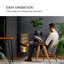 Metal Weather Resistant Waterfall Fountain with Light