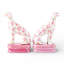 Figurines en porcelaine Whippet - pois roses (ensemble de 2)-576387776