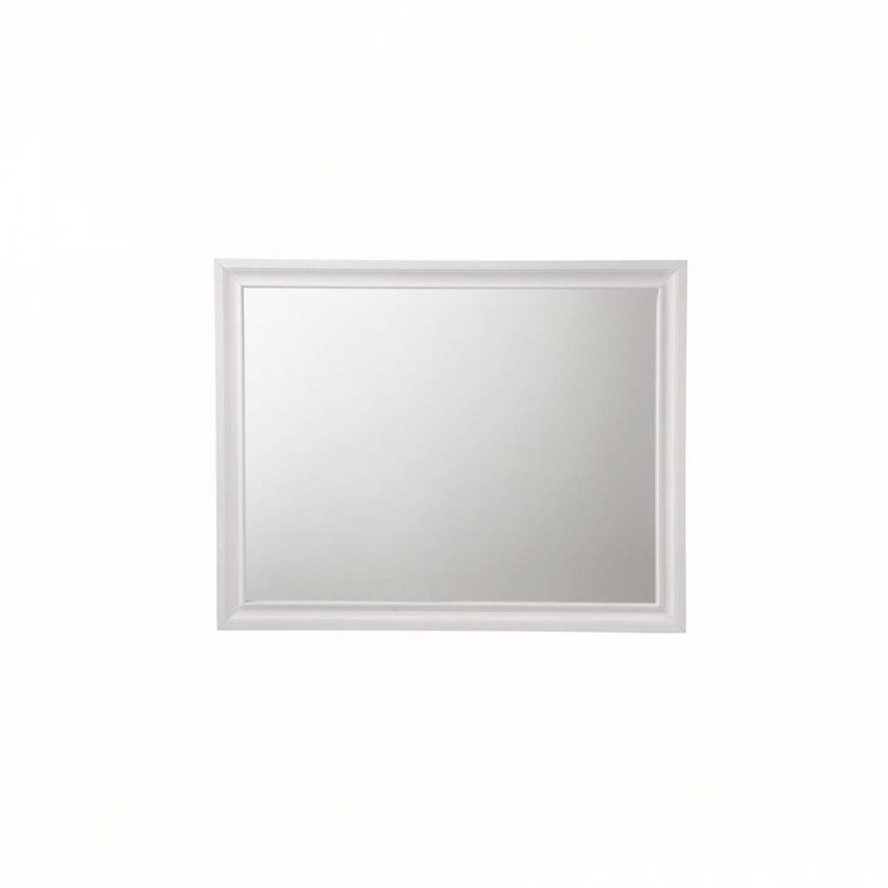 White Finish Mirror