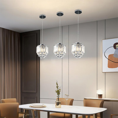 Luminaire suspendu en cristal 3 lumières Forti