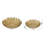 Eclectic 3 Light Gold Leaf Flush Mount-1411352658