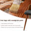 Chaise rembourrée en bois massif Carman-585278059