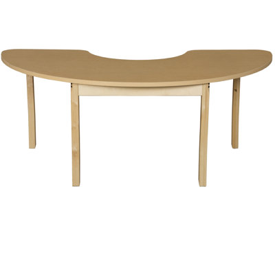 Table d'activité demi-cercle