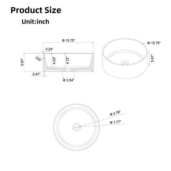 Dimensions du produit