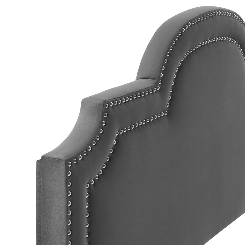 Modway Belinda Performance Velvet Headboard, Twin, Charcoal