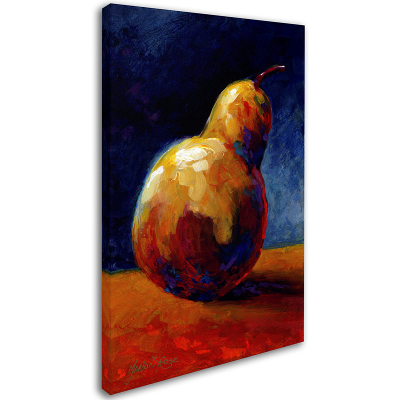 Kucera 'Pear III' Print on Wrapped Canvas, 19" H x 12" W