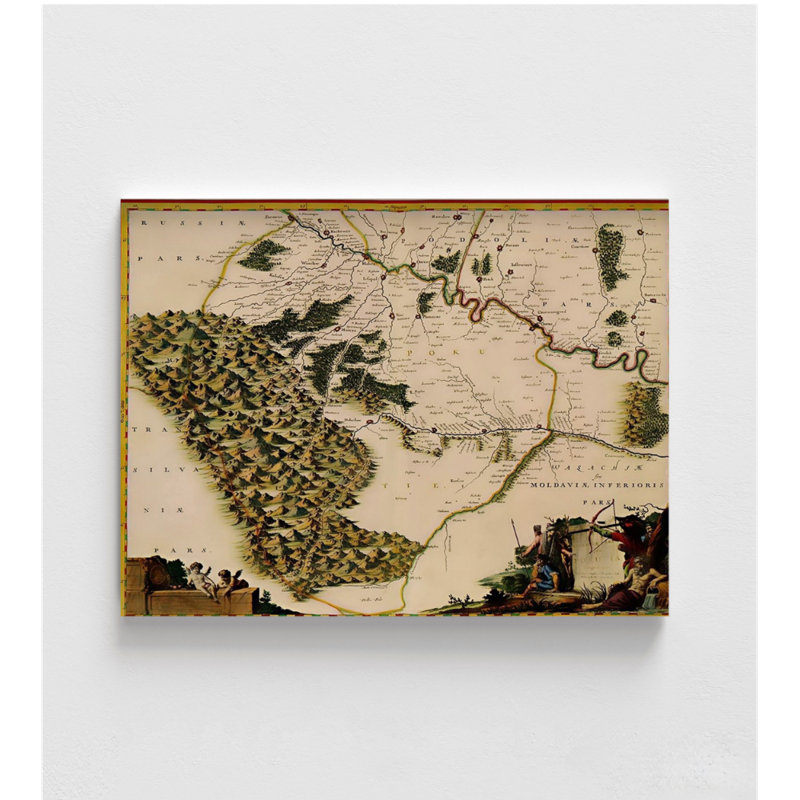 Europe de l'Est, Moldavie, l'Ukraine - Blaeu 1662, impression de carte européenne, affiche très grande Europe, impression de carte d'Ukraine, affiche de classe Europe