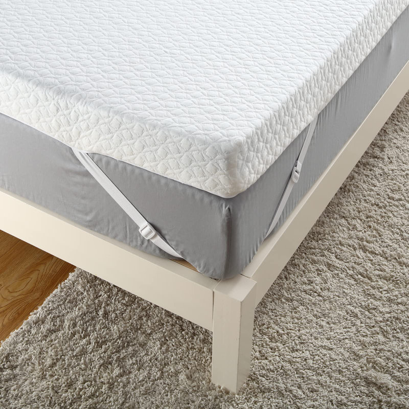 Cronk 4'' Memory Foam Mattress Topper, Queen