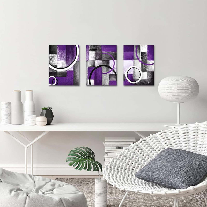 3 Piece Wrapped Canvas Wall Art