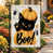 Black orange pumpkin cat sélectionné