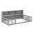 Floor Bed With Bedside Bookcase,Shelves,Guardrails-176297688