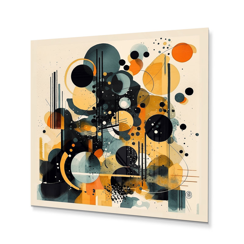 Décoration murale en métal, H 23 po x l 23 po x P 1 po