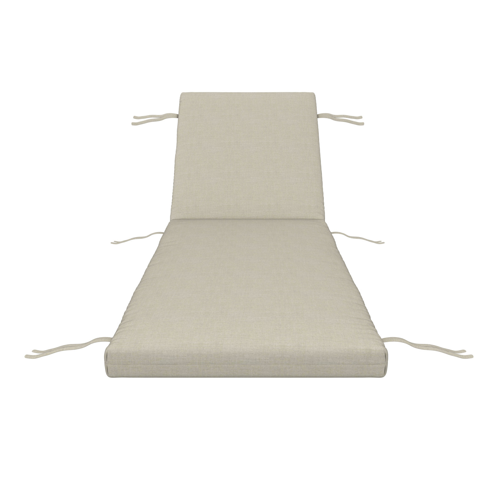 Lani Sunbrella Outdoor Chaise Lounge Cushion, 24" W x 73" D, Sunbrella Play Sage