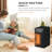 HomCom 1500 Watt 5118 BTU Electric Compact,Tower Space Heater with Adjustable Thermostat , Remote Included and with Digital Display