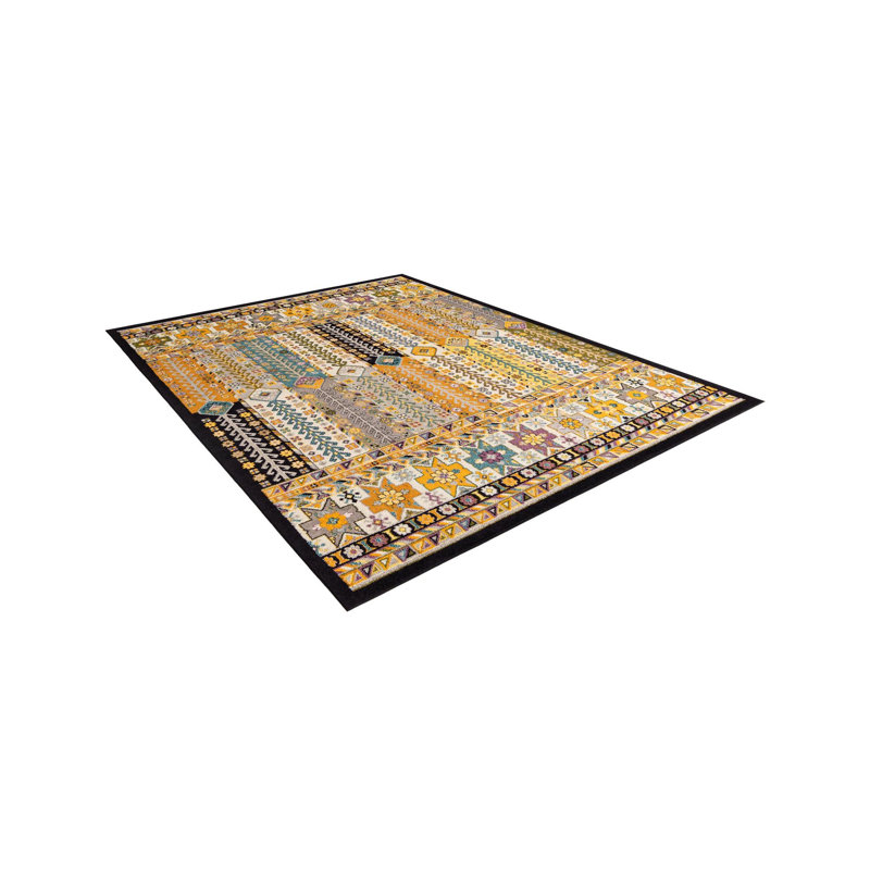 Tapis Brittany Brittany, Brown/Yellow, Rectangle 6 pi 1 po x 9 pi