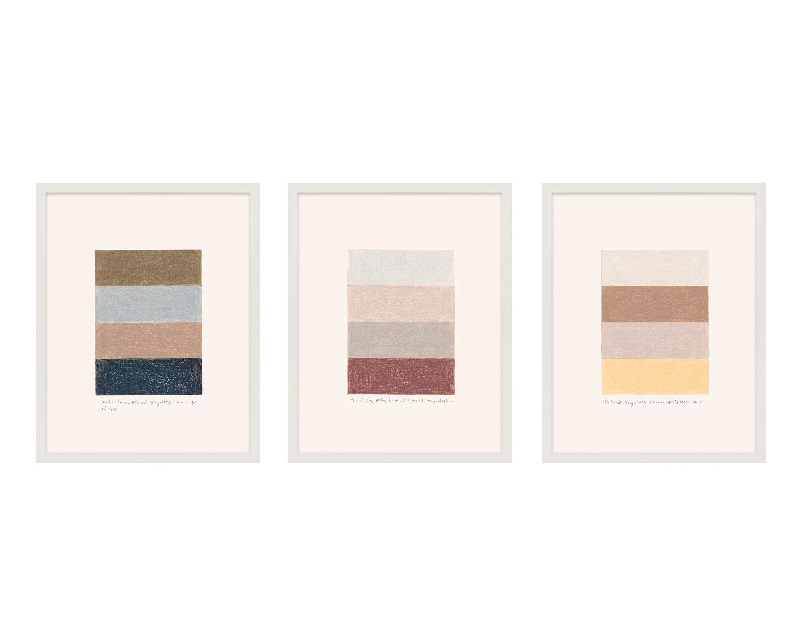 Stacks by Beth James, White Framed, 25" H x 20" W x 1.25" D
