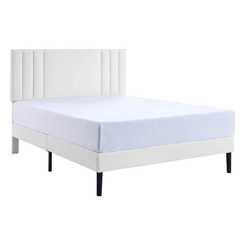 Upholstered Platform Bed, Queen