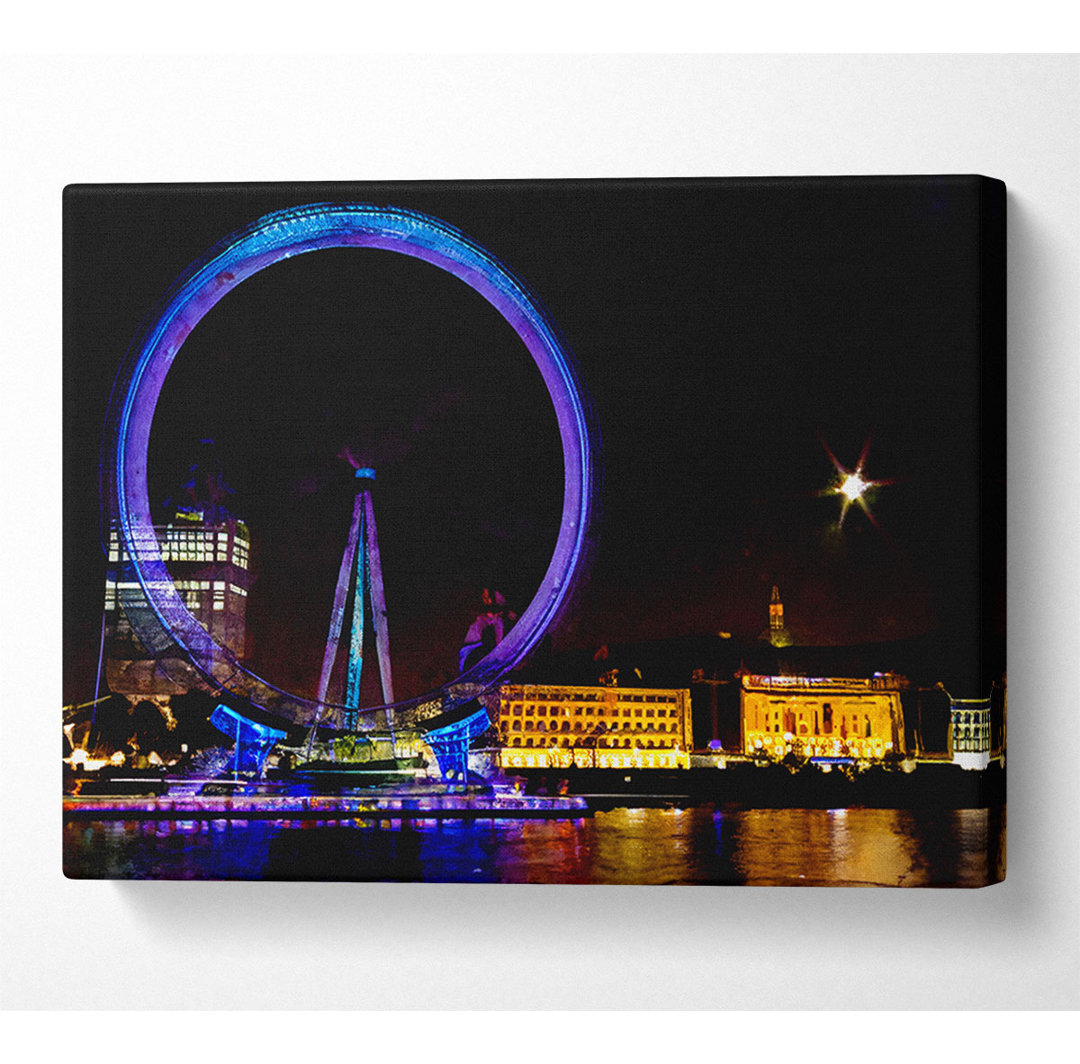 Kunstdruck London Eye Speed Nights