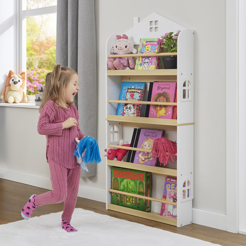 Wall Mounted House Bookcase