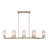 Everly Quinn Hibner 8 Light Linear Chandelier