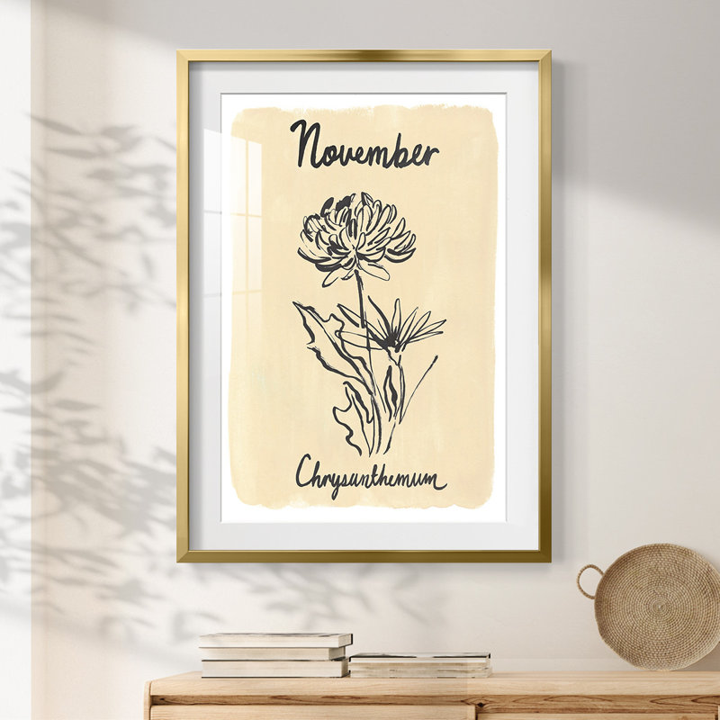 Chop II - Toile tendue avec châssis, H 28,5 po x l 20,5 po, Doré
