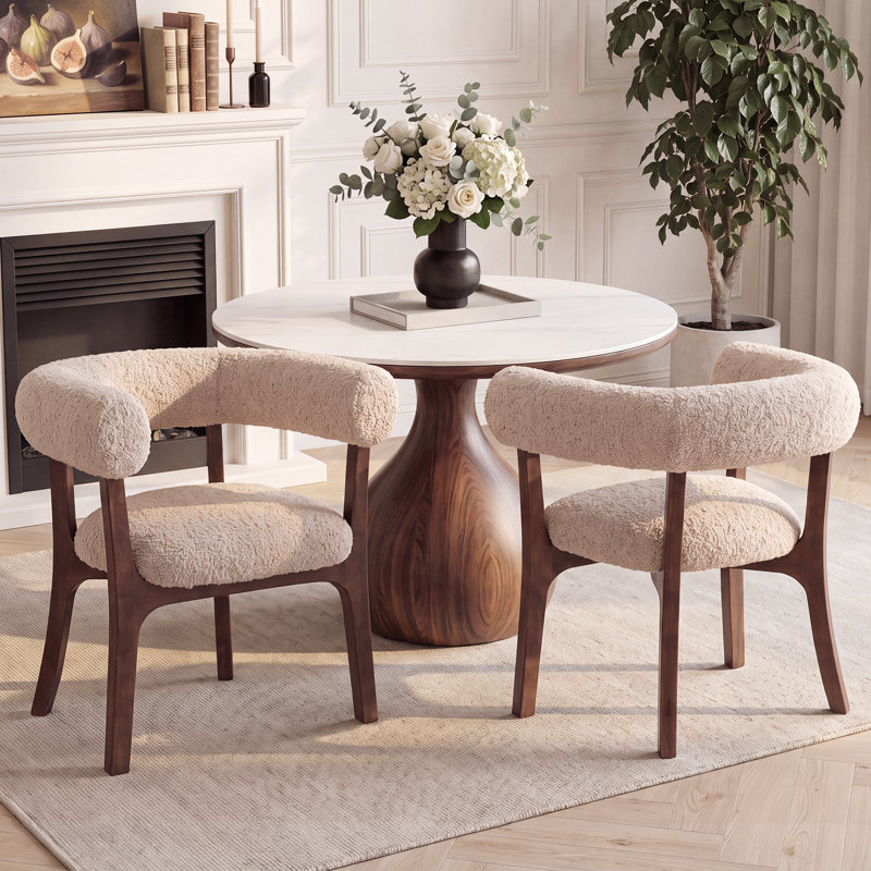Chaise rembourrée Modern, Beige
