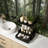 2-Tier Wooden Countertop Organizer With Drawer, Storage Basket And Hooks - Space-Saving Bathroom Vanity Shelf For Skincare, Makeup, Kitchen And Office-926791840