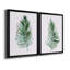 Sage Frond I - ensemble de 2 reproductions d'art sur toile encadrées-61455485-61455484