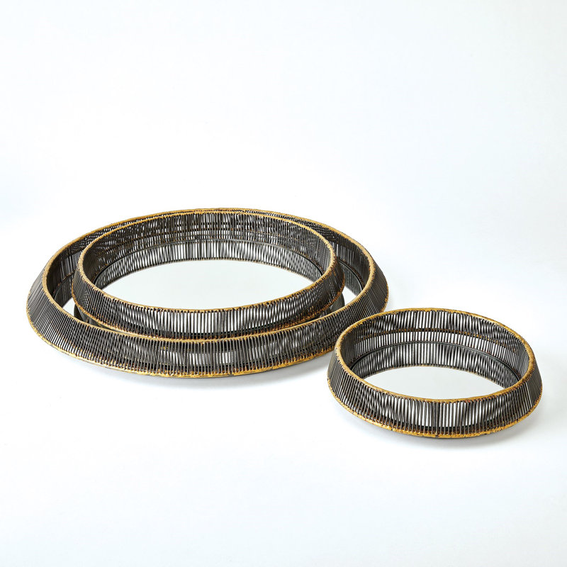 Decorative Tray, 2.5"H x 24"W x 24"D