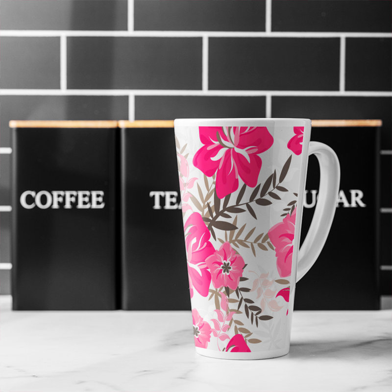 Floral Latte Mug