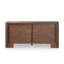 Lit Weatley - Acacia brun rustique-622837352