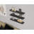 Modern Anthracite Wall Shelf Set (3 Pieces), 23.6 x 0.8 x 5.7 inches | 100% Melamine Coated Particle Board, Durable & Stylish | Multiple Shelves for Extra Storage, Perfect for Home Decor & Organization-620566385