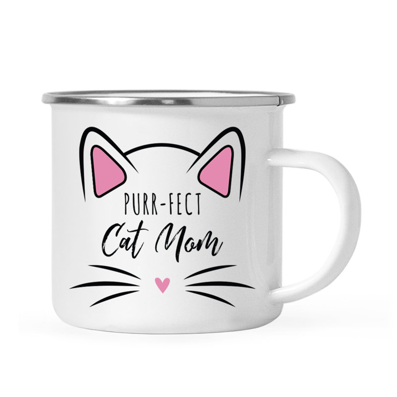 Tasse à café «Funny Cat Lover Campfire», Mère chat Purr-fect