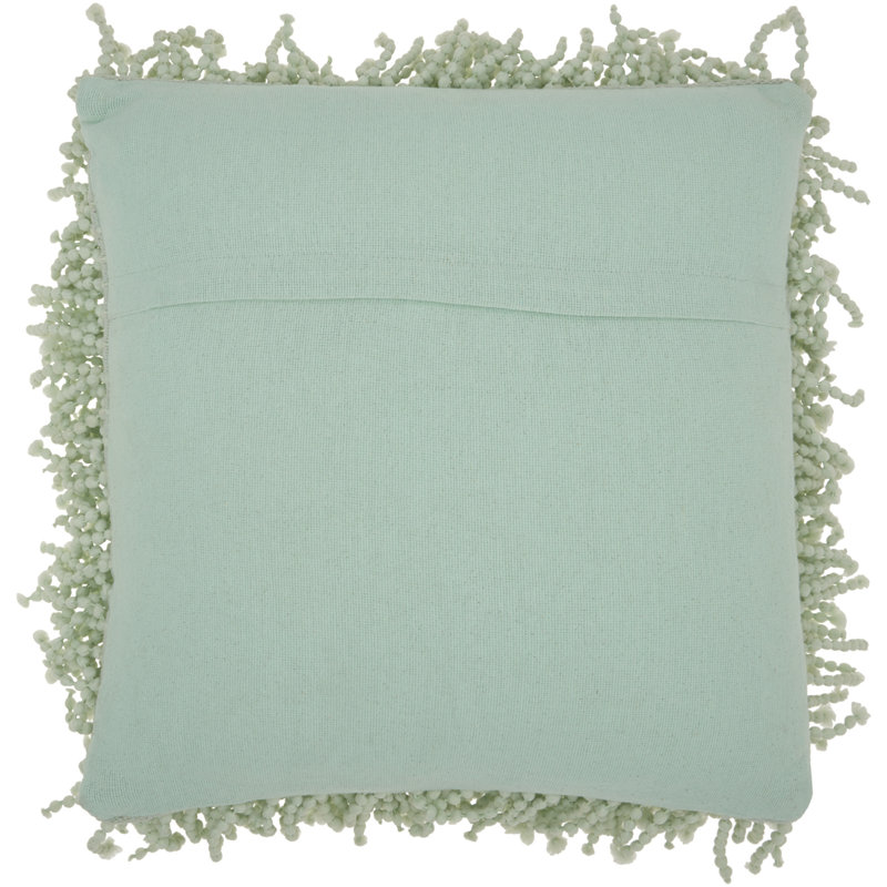  Housse de coussin carré et insert, Écume de mer