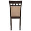 Chaise d'appoint rembourrée (ensemble de 2)