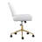 Hargrove Martha Stewart Upholstered Armless Swivel Home Office Chair-89812397-89798281